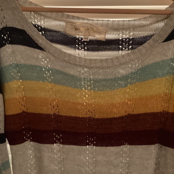 Jen’s Pirate Booty SWALLOWTAIL Gray Maxi Dress Metallic Asymmetrical Sz S - Picture 5 of 13